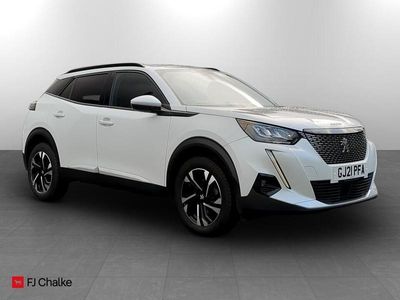 White Used 2021 Peugeot 2008 Allure Premium SUV | £11,995 (Fair price)