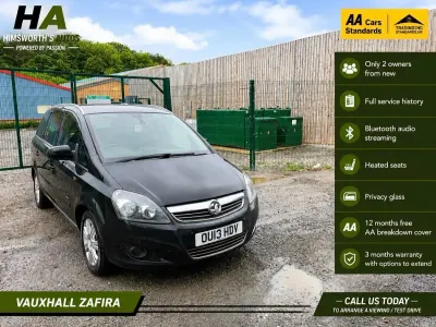 Used Vauxhall Zafira Design Edition 110 HP (80 kW) 2013 Black MPV