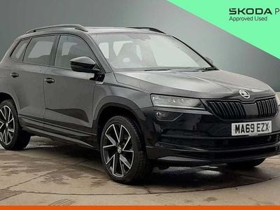 Used Skoda Karoq SportLine 140 HP (102 kW) 2019 Black magic pearl effect SUV