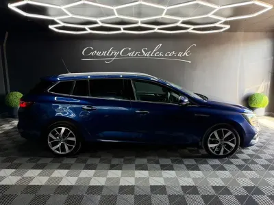 Used Renault Mégane GrandTour Dynamique 110 HP (80 kW) 2017 Blue Estate
