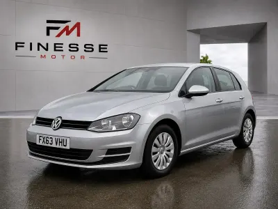 Used VW Golf VII S 105 HP (77 kW) 2013 Silver Hatchback