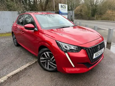Usado Peugeot 208 Allure Premium 75 HP (55 kW) 2021 Vermelho Citadino