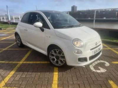 Używany Fiat 500 S 105 KM (77 kW) 2014 Biały Hatchback