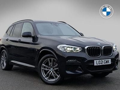 Black Used 2021 BMW X3 M Sport SUV | £26,319 (Good price)