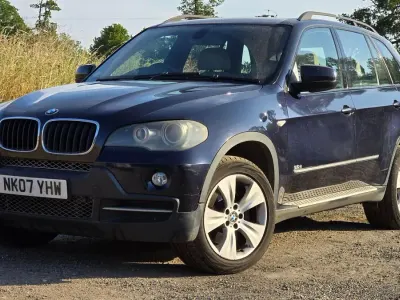 Used BMW X5 235 HP (172 kW) 2007 Blue SUV
