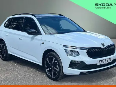 Used Skoda Kamiq Monte Carlo 150 HP (110 kW) 2025 White SUV