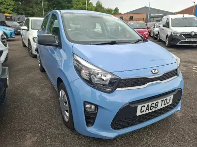 Used Kia Picanto 2018 Blue Hatchback