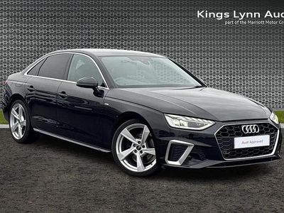 Black Used 2022 Audi A4 S-Line Sedan | £23,511 (Fair price)