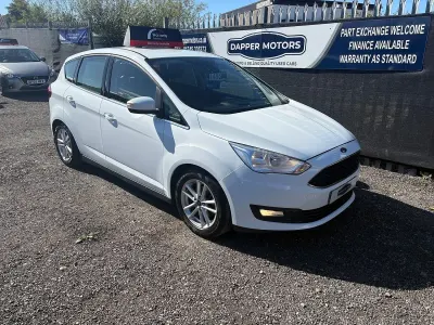 Used Ford C-MAX Zetec 120 HP (88 kW) 2017 White MPV