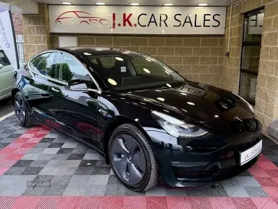 Used Tesla Model 3 Long Range AWD 254 kW (346 HP) 2020 Black Sedan