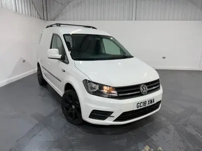 Used VW Caddy Trendline 102 HP (75 kW) 2018 White MPV
