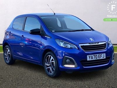 used Peugeot 108 HATCHBACK 1.0 72 Allure 5dr [Bluetooth system,Colour Reversing camera,Steering wheel mounted remote controls,Electric operated/heated door mirrors,15"Alloys]