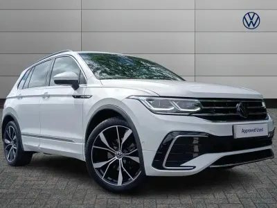 Used VW Tiguan R-line 150 HP (110 kW) 2021 White SUV