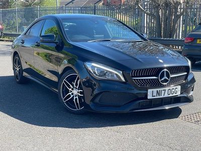 Used Mercedes CLA220 AMG line 2017 Black Sedan