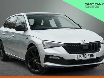 Used Skoda Scala Monte Carlo 110 HP (80 kW) 2021 Brilliant silver metallic Hatchback