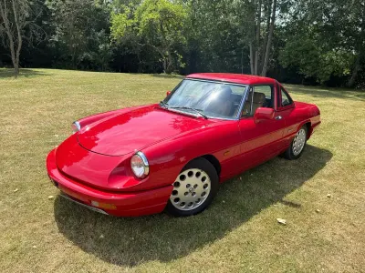 Used Alfa Romeo Spider 1990 Red Cabriolet