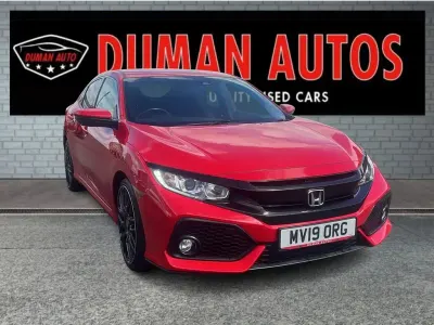 Used Honda Civic SR 126 HP (92 kW) 2019 Red Hatchback