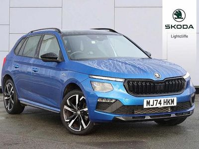 Used Skoda Kamiq Monte Carlo 147 HP (108 kW) 2024 Race blue metallic SUV