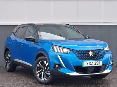 Used Peugeot e-2008 GTi 100 kW (136 HP) 2022 Blue SUV