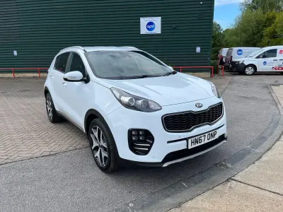 Used Kia Sportage GT-Line 114 HP (83 kW) 2017 White SUV