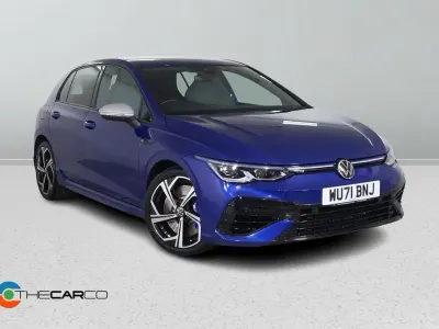 Used VW Golf VII R 2021 Blue Hatchback