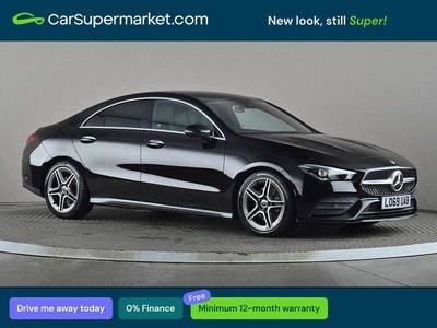 Used Mercedes CLA200 AMG line 2019 Black Coupe
