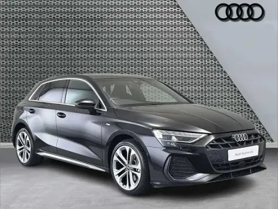 Used Audi A3 e-tron S-Line 200 HP (147 kW) 2025 Black Hatchback