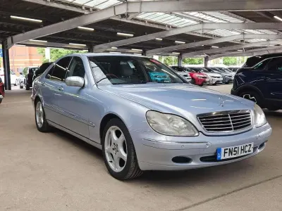 Used Mercedes S320 2002 Blue Sedan