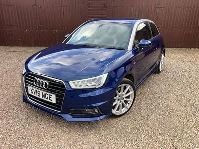 Used Audi A1 S-Line 116 HP (85 kW) 2016 Blue Hatchback