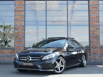 Used Mercedes C220 AMG line 170 HP (125 kW) 2016 Black Sedan
