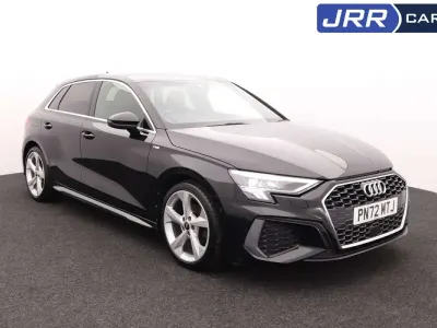 Used Audi A3 Sportback S-Line 110 HP (80 kW) 2022 Black Hatchback