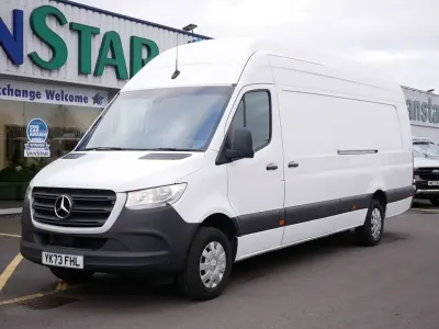 Używany Mercedes Sprinter Premium 150 KM (110 kW) 2023 Biały Van