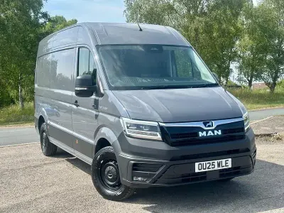 New MAN TGE 2025 Grey Van