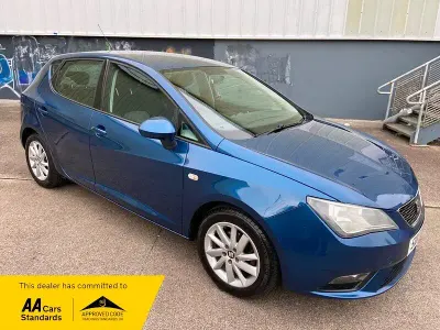 Used Seat Ibiza SE 85 HP (62 kW) 2013 Blue Hatchback