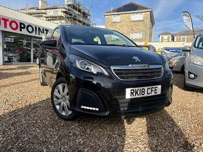 Used Peugeot 108 Active 68 HP (50 kW) 2018 Black Hatchback