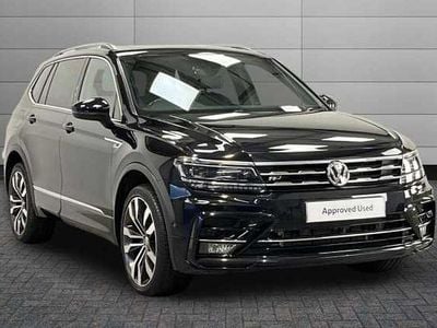 Black Used 2021 VW Tiguan Allspace R-line SUV | £27,550 (Fair price)