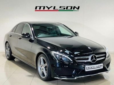 Used Mercedes C250 AMG line 204 HP (150 kW) 2016 Black Sedan