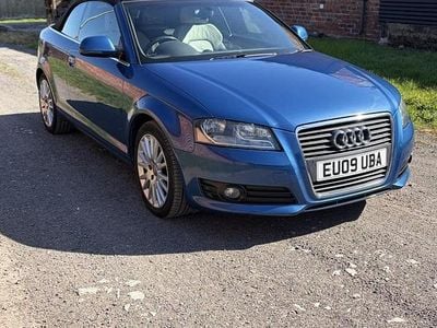 Begagnad Audi A3 Cabriolet Sport 2009 Blå Cab