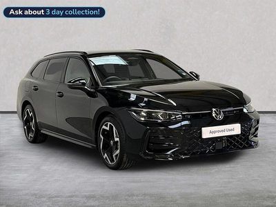 Black New 2025 VW Passat R-line Estate | £37,700 (Expensive)