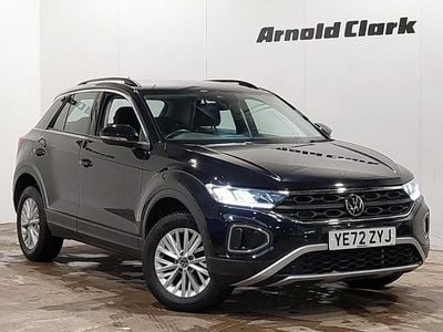 Black Used 2022 VW T-Roc Life SUV | £18,498 (Fair price)