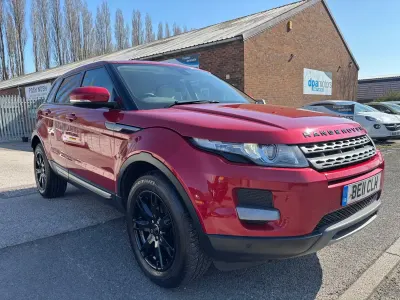 Gebraucht Land Rover Range Rover evoque Pure 150 PS (110 kW) 2012 Rot SUV