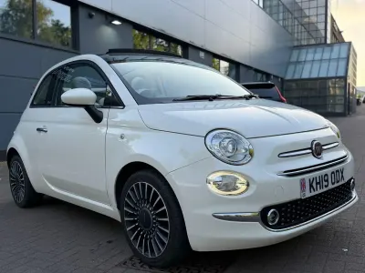 Begagnad Fiat 500C Sport 85 HK (62 kW) 2025 Vit Cab