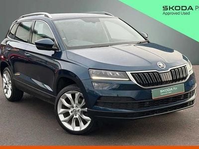 Used Skoda Karoq SE L 147 HP (108 kW) 2020 Petrol blue metallic SUV