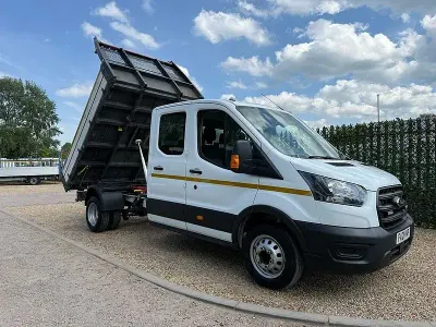 Usado Ford Transit 130 CV (95 kW) 2021 Blanco Descapotable