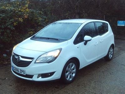 White Used 2016 Vauxhall Meriva MPV | £3,495 (Good price)
