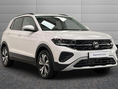 Pure white New 2025 VW T-Cross Match SUV | £23,295 (Good price)