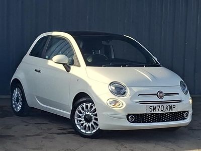 Used Fiat 500 Lounge 70 HP (51 kW) 2021 White Hatchback