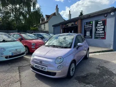 Used Fiat 500 Lounge 85 HP (62 kW) 2013 Pink Hatchback