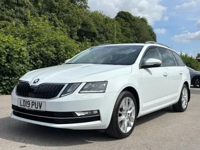 Used Skoda Octavia SE L 150 HP (110 kW) 2019 White Estate