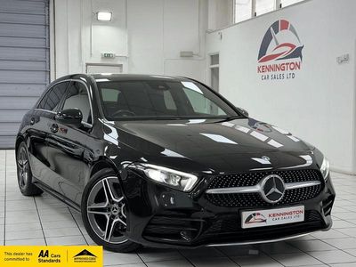 Used Mercedes A180 AMG line 116 HP (85 kW) 2018 Black Hatchback